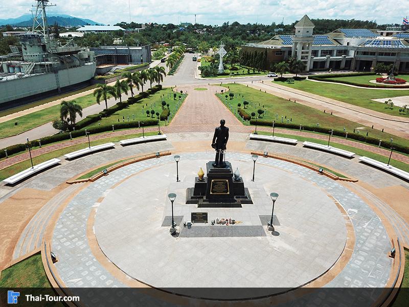 ภาพมุมสูง พิพิธภัณฑ์เรือรบหลวงลันตา