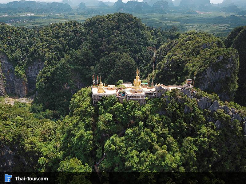 ภาพมุมสูง วัดถ้ำเสือ