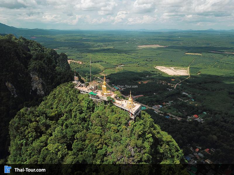 ภาพมุมสูง วัดถ้ำเสือ