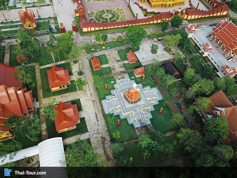 ภาพมุมสูง วัดมหาธาตุวชิรมงคล