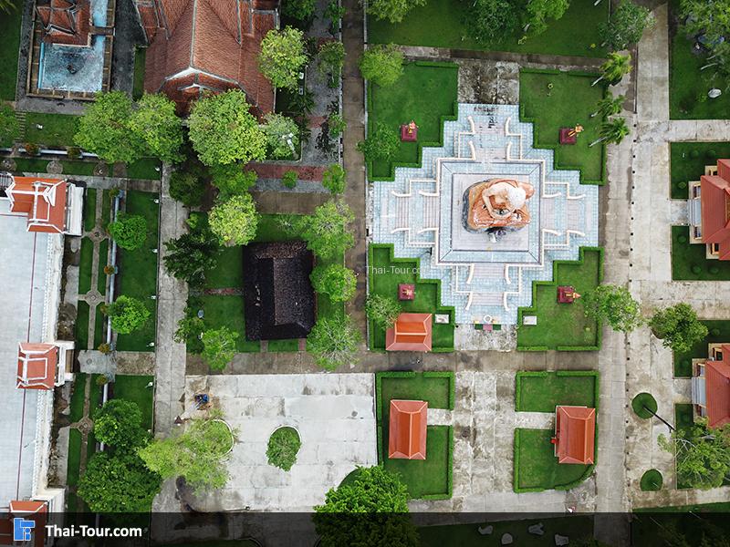 ภาพมุมสูง วัดมหาธาตุวชิรมงคล