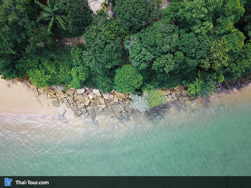 ภาพมุมสูง สุสานหอยสี่สิบล้านปี