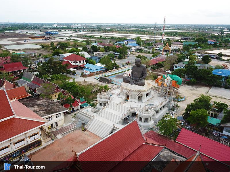 ภาพมุมสูงของวัดปานประสิทธาราม