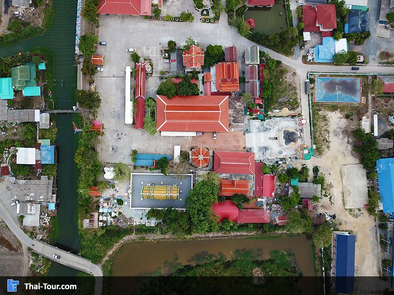 ภาพมุมสูงของวัดปานประสิทธาราม