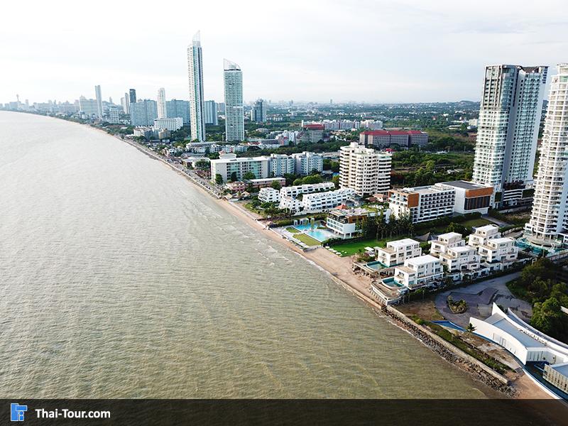 ภาพมุมสูง หาดจอมเทียน