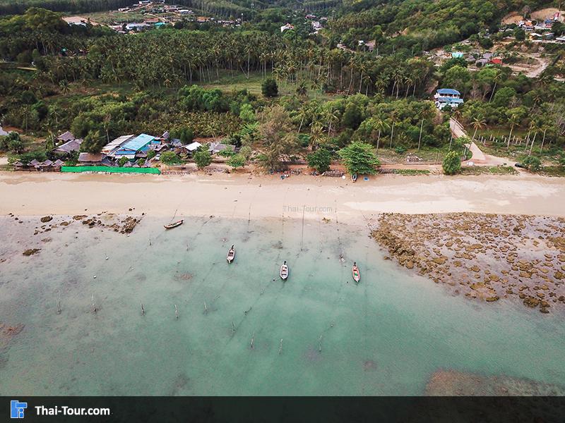 ภาพมุมสูง หาดคลองโขง