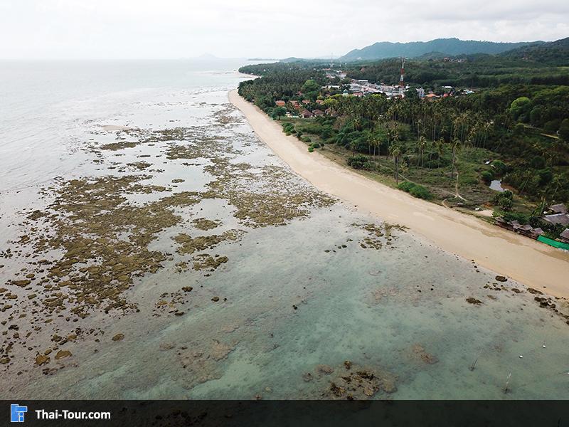 ภาพมุมสูง หาดคลองโขง
