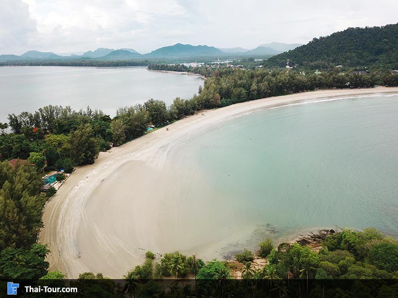 ภาพมุมสูง หาดคอกวาง