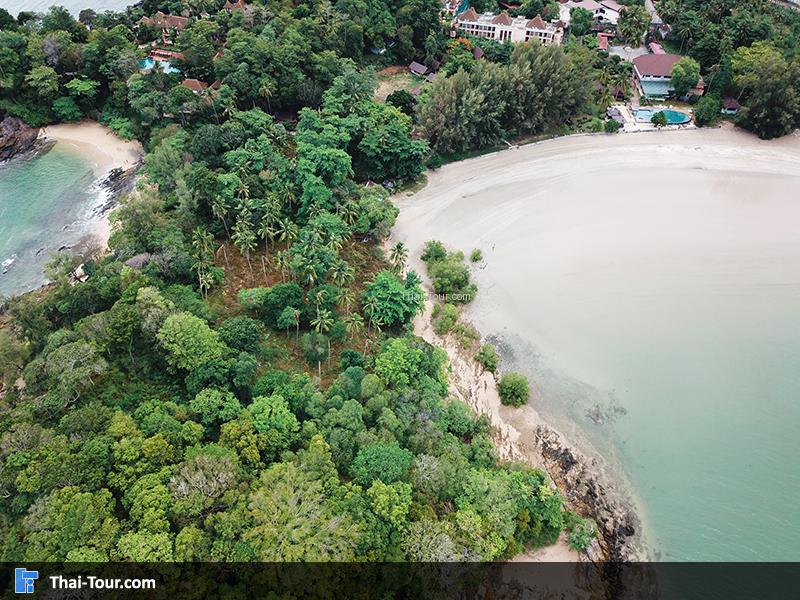 ภาพมุมสูง หาดคอกวาง