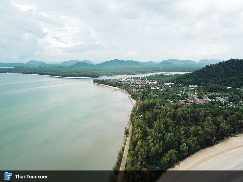 ภาพมุมสูง หาดคอกวาง