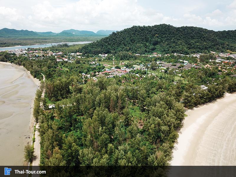 ภาพมุมสูง หาดคอกวาง