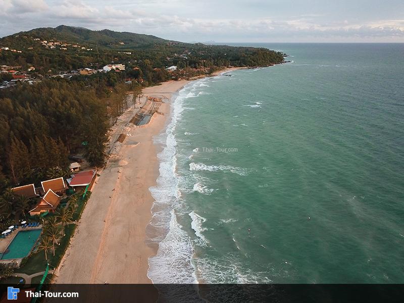 ภาพมุมสูง หาดพระแอ๊ะ