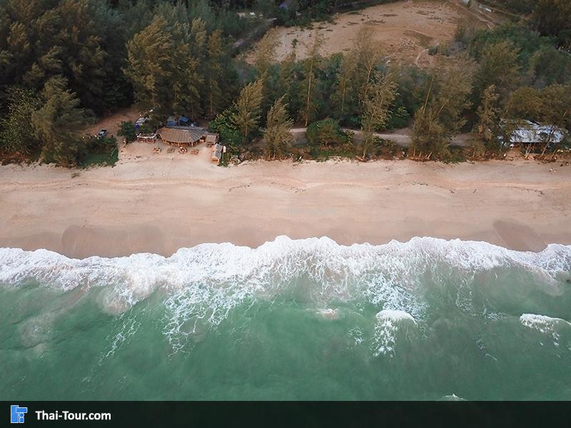 ภาพมุมสูง หาดพระแอ๊ะ