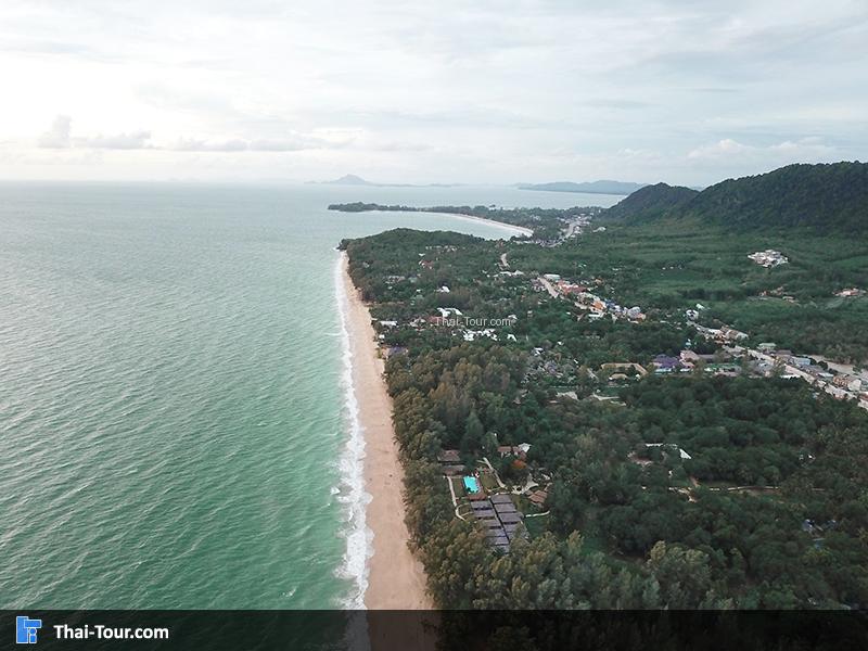 ภาพมุมสูง หาดพระแอ๊ะ