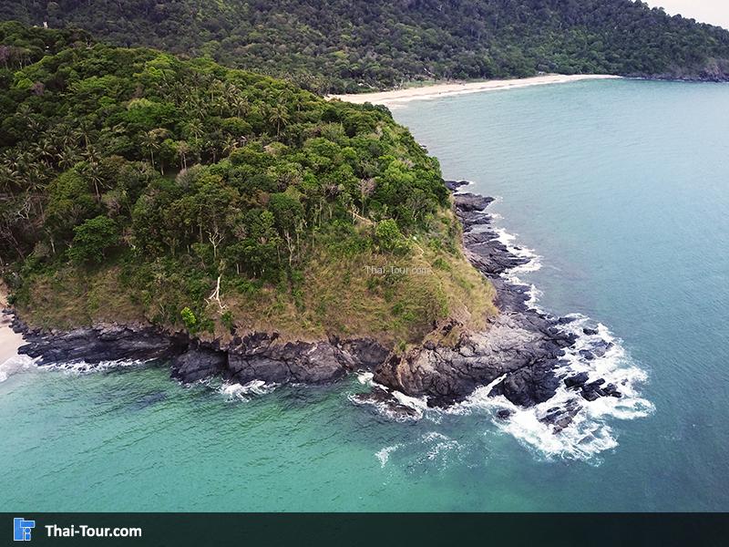 ภาพมุมสูง แหลมหาดคลองจาก