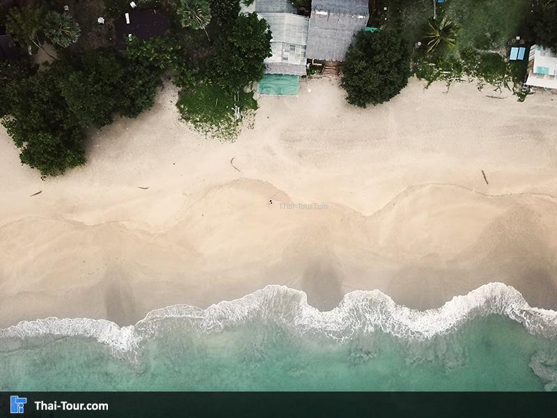 ภาพมุมสูง ชายหาดคลองจาก