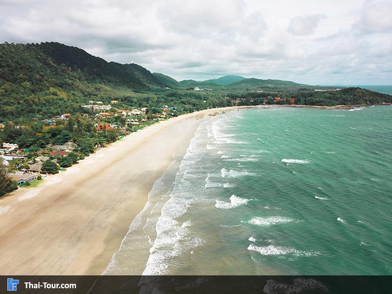 ภาพมุมสูง หาดคลองดาว