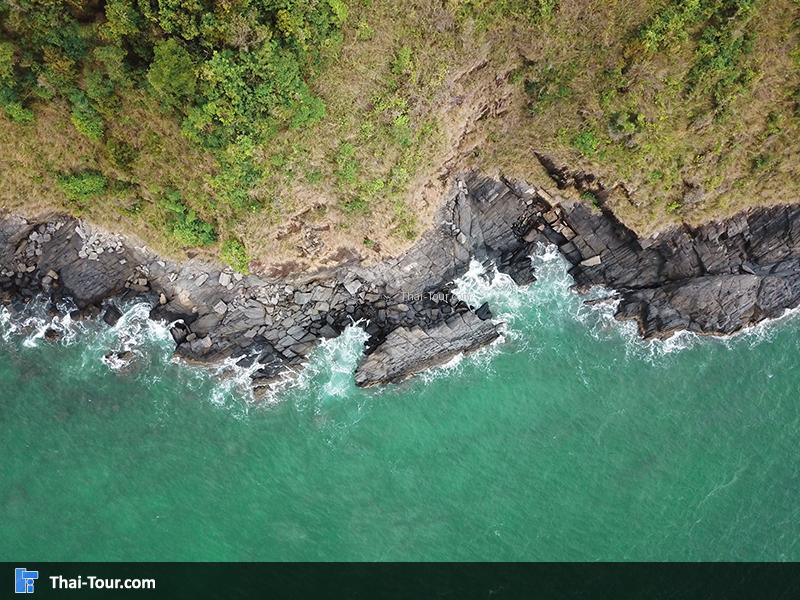 ภาพมุมสูง อ่าวไม้ไผ่ เกาะลันตา