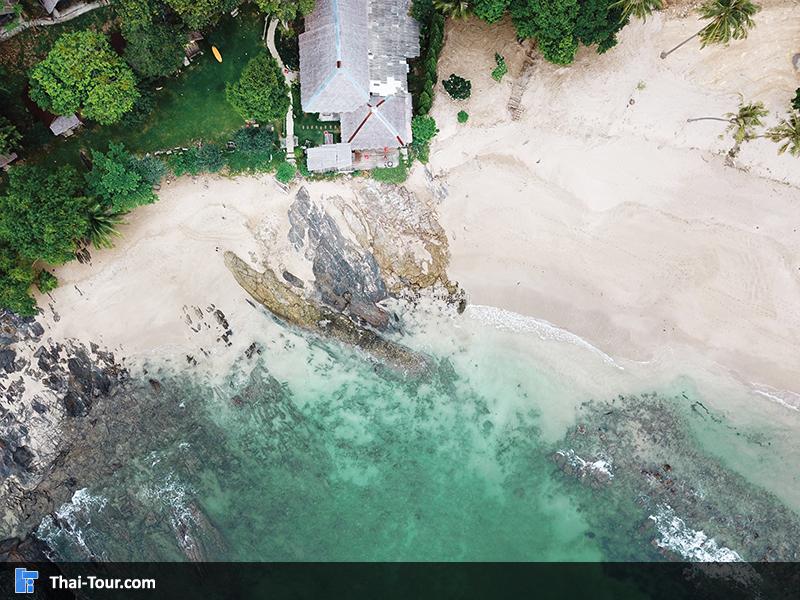 ภาพมุมสูง อ่าวไม้ไผ่ เกาะลันตา