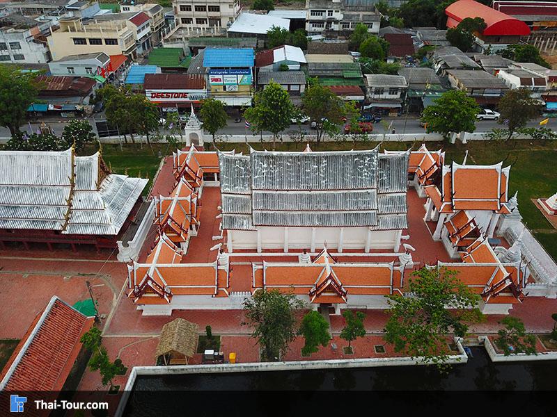 ภาพมุมสูง วัดใหญ่สุวรรณาราม