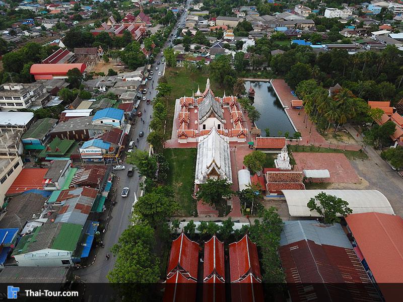 ภาพมุมสูง วัดใหญ่สุวรรณาราม