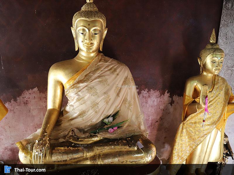 พระประทาน ภาพมุมสูง วัดใหญ่สุวรรณาราม