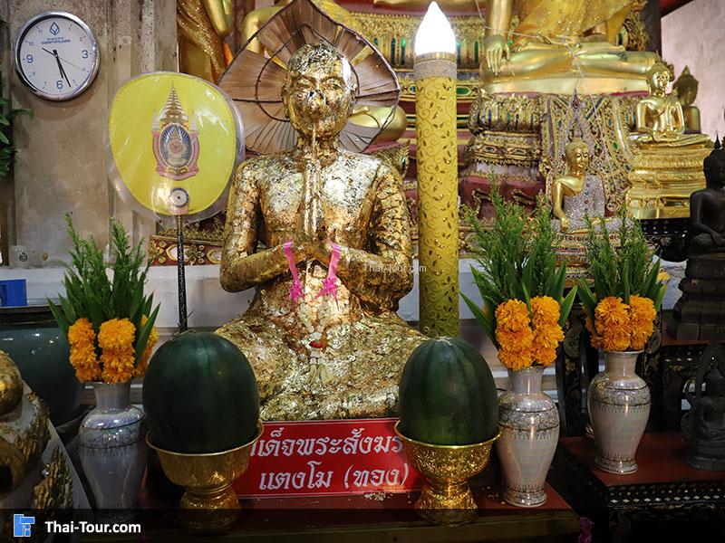 พระประทาน ภาพมุมสูง วัดใหญ่สุวรรณาราม