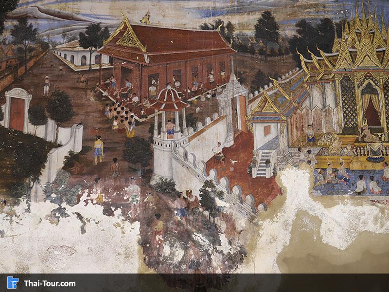 จิตรกรรมฝาผนัง วัดมหาธาตุวรวิหาร