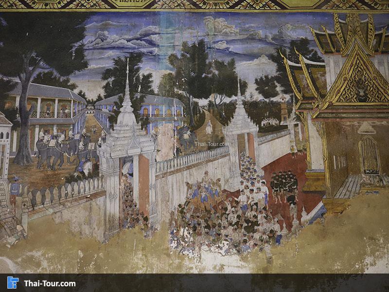 จิตรกรรมฝาผนัง วัดมหาธาตุวรวิหาร