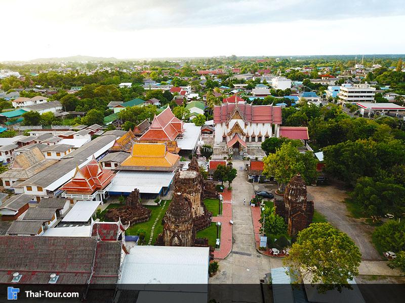 ภาพมุมสูง วัดกำแพงแลง