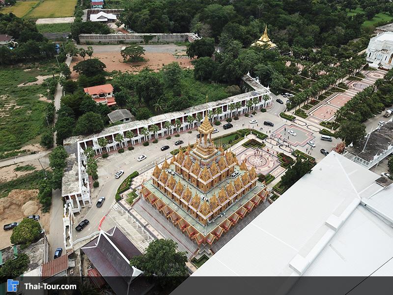 ภาพมุมสูงวัดจันทาราม (วัดท่าซุง)