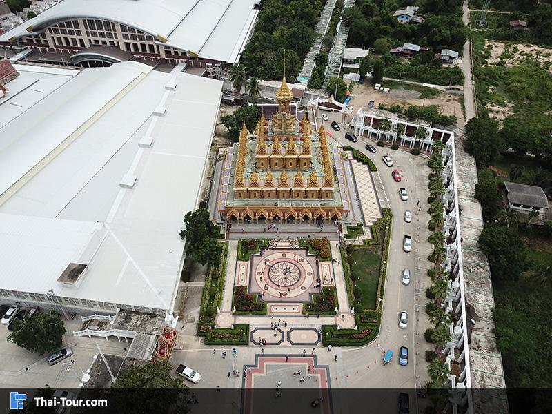 ภาพมุมสูงวัดจันทาราม (วัดท่าซุง)