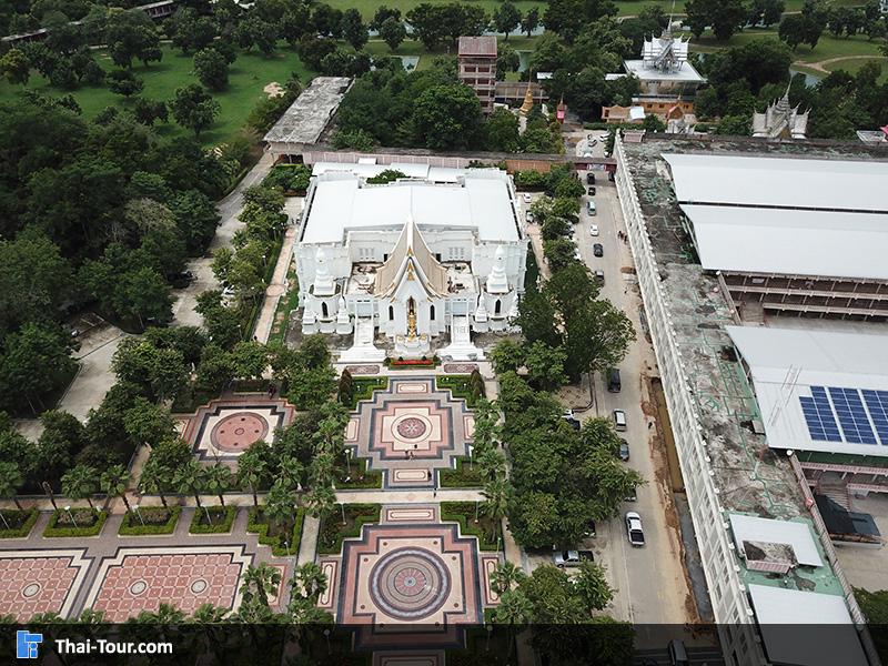 ภาพมุมสูงวัดจันทาราม (วัดท่าซุง)