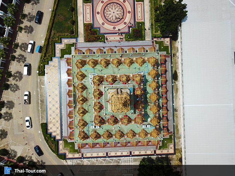 ภาพมุมสูงวัดจันทาราม (วัดท่าซุง)