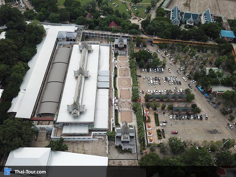 ภาพมุมสูงวัดจันทาราม (วัดท่าซุง)