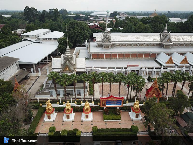 ภาพมุมสูงวัดจันทาราม (วัดท่าซุง)