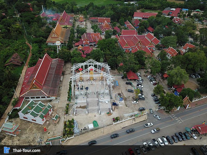 ภาพมุมสูง วัดปากคลองมะขามเฒ่า