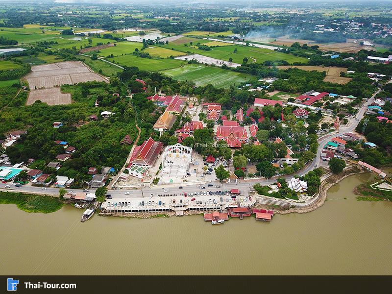 วัดปากคลองมะขามเฒ่า มองเห็นแม่น้ำ