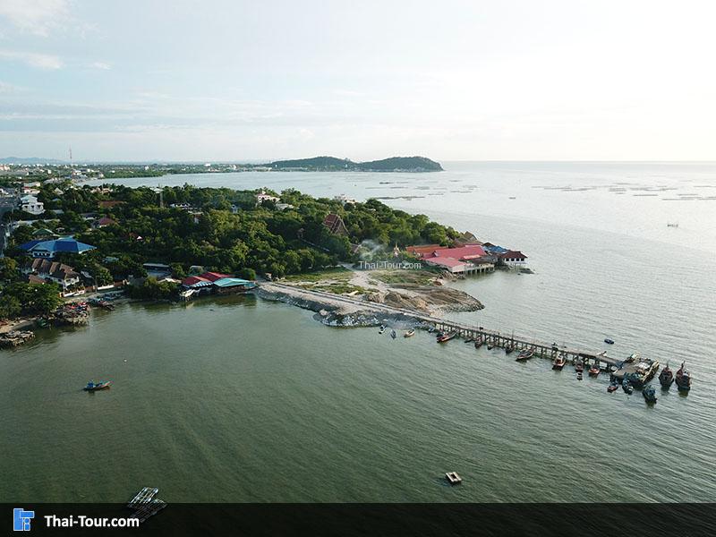 ภาพมุมสูงอ่างศิลาหรืออ่างหิน