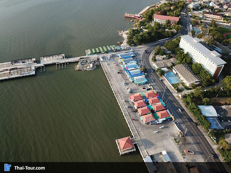 ภาพมุมสูงอ่างศิลาหรืออ่างหิน