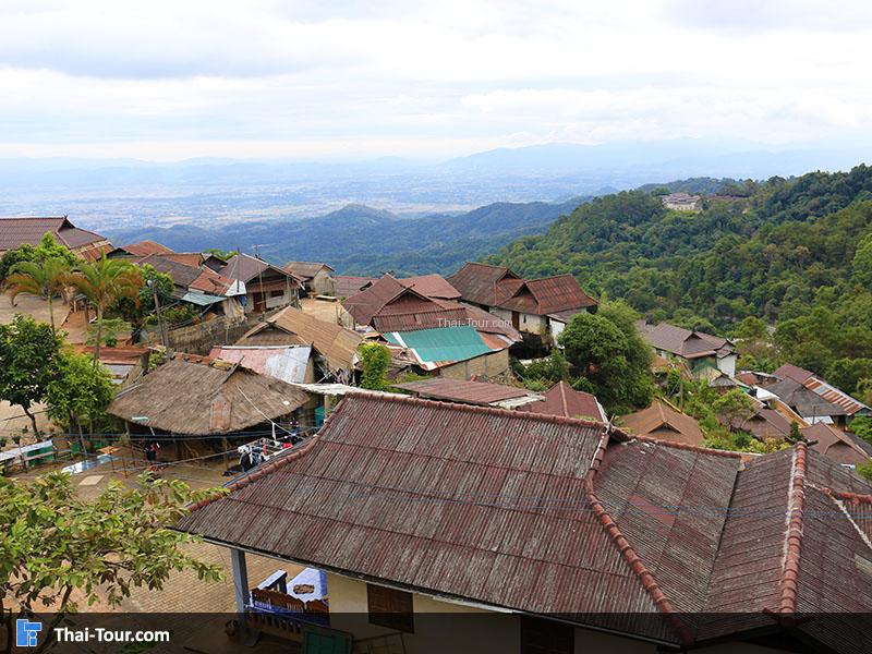 บรรยากาศใกล้ๆ ภายในหมู่บ้านอาข่าป่ากล้วย