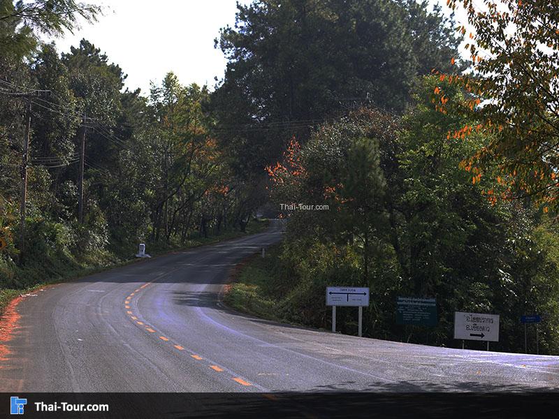 เส้นทางขึ้นดอยก็จะมี ตลอดทาง