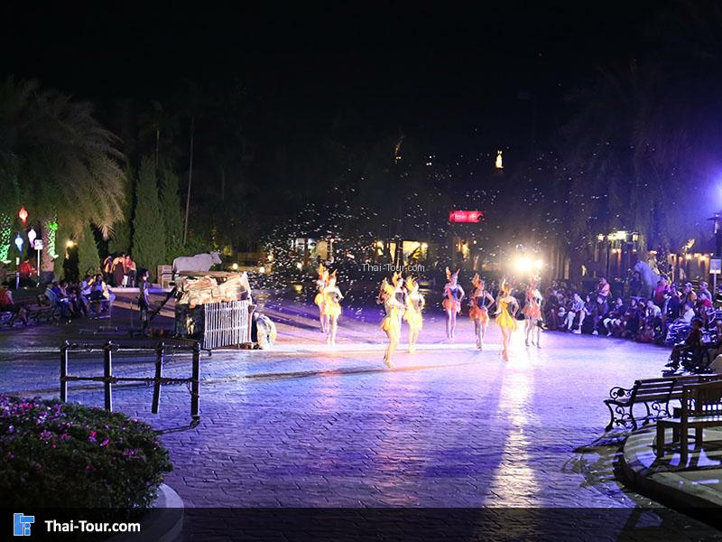 มีการแสดงโชว์ยามค่ำคืนด้วย