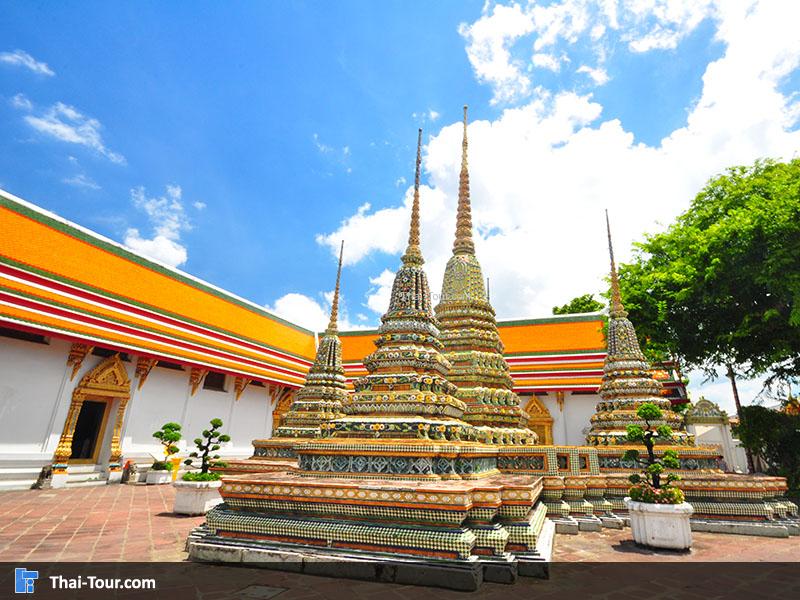 เจดีย์ 4 องค์ประจำ 4 รัชกาล ร.1, ร.2, ร.3, ร.4