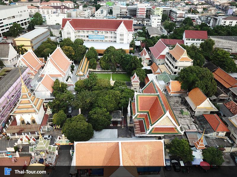 ภาพมุมสูง วัดใหญ่อินทราราม