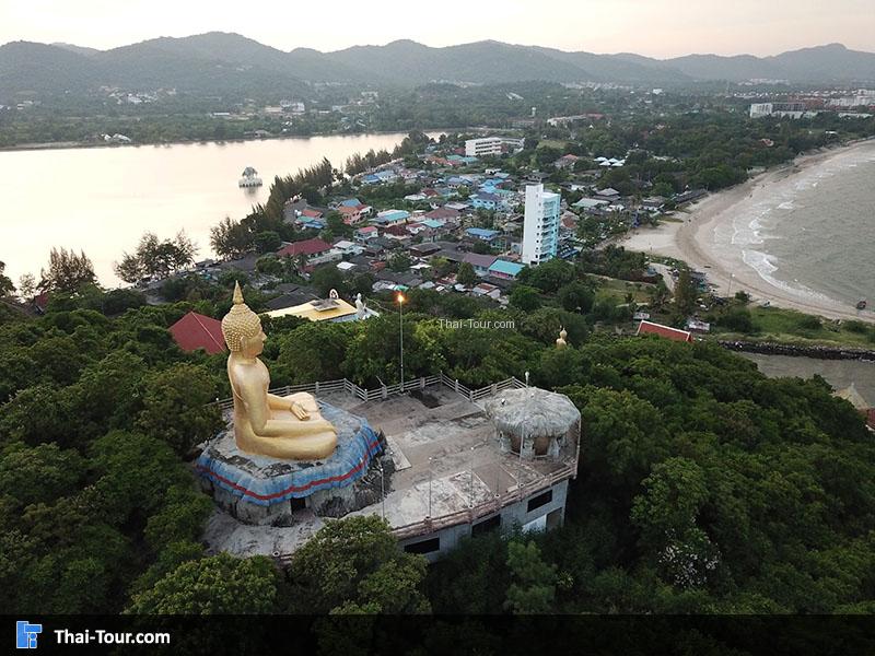 วิวสองฟาก ระหว่าง อ่างเก็บน้ำกับทะเล