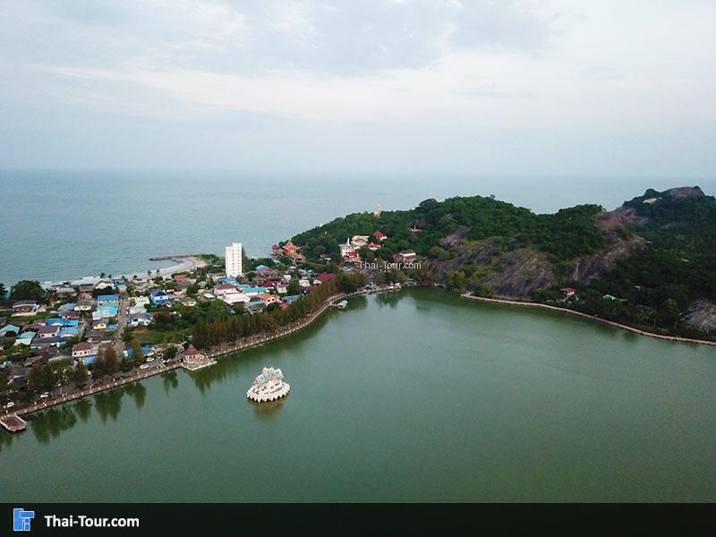 ภาพมุมสูง อ่างเก็บน้ำเขาเต่า