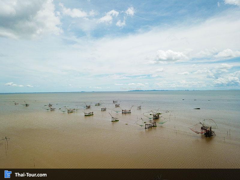 ภาพมุมสูง ศรีปากประ ยอยักษ์