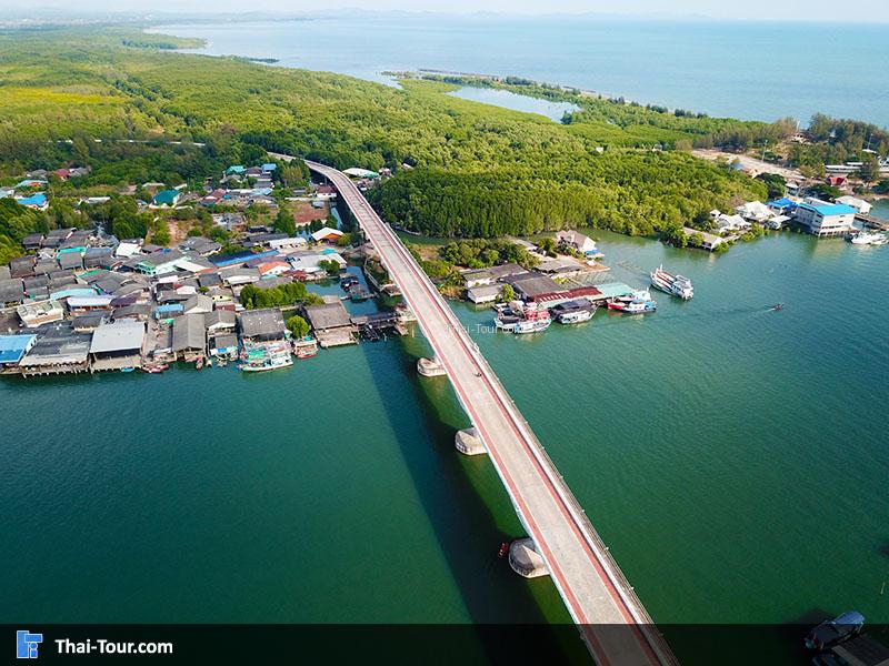 ภาพมุมสูง ปากน้ำประแสร์