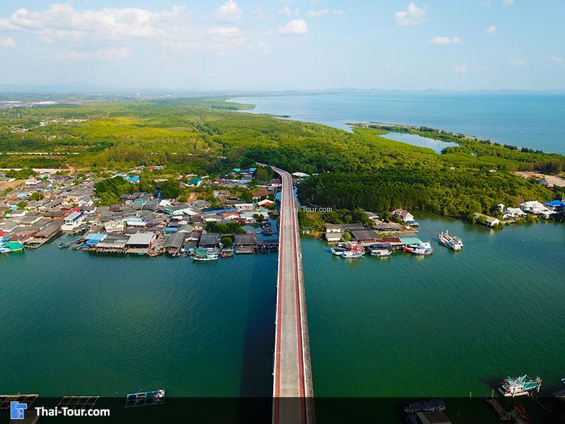 ภาพมุมสูง ปากน้ำประแสร์